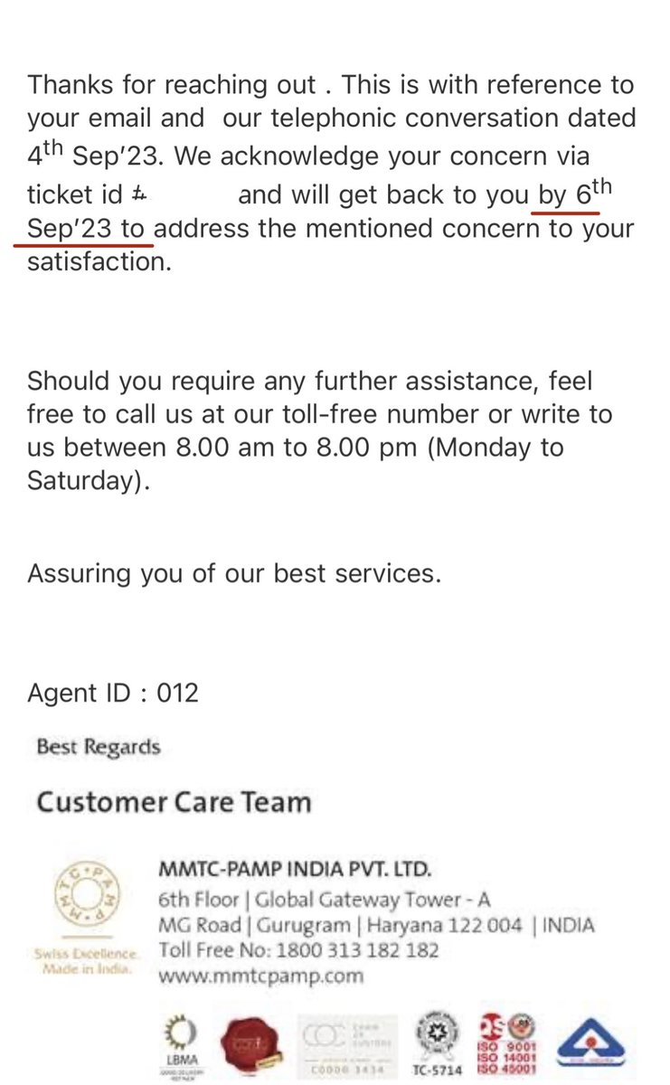 sarkysarka's tweet image. @MMTCPAMP has serious issues in digital gold and silver . Millions of customers experiencing issues. Serious lack of customer support. Chasing for 1 month now for my login issues and wrong balance but no help #CustomerExperience #mmtcpamp @CimGOI @jagograhakjago @MMTCPAMP