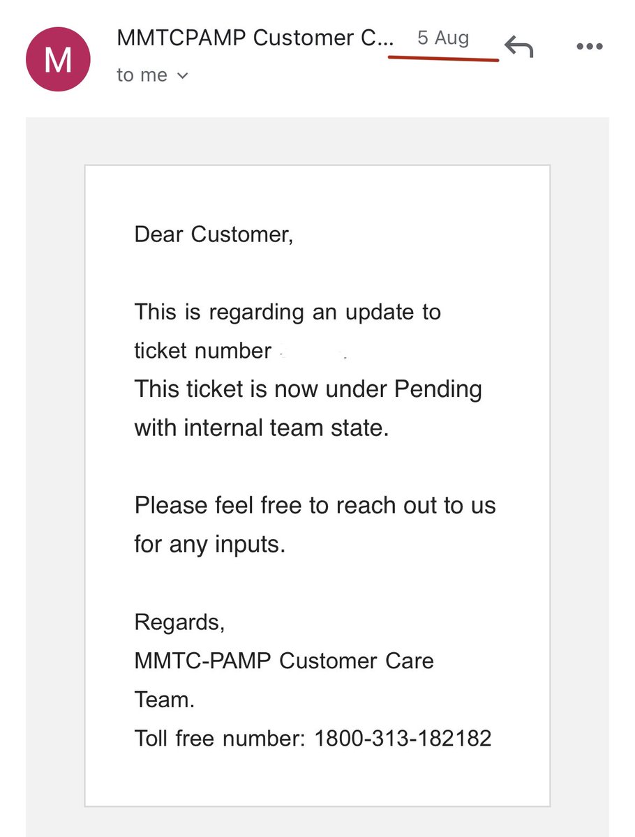 sarkysarka's tweet image. @MMTCPAMP has serious issues in digital gold and silver . Millions of customers experiencing issues. Serious lack of customer support. Chasing for 1 month now for my login issues and wrong balance but no help #CustomerExperience #mmtcpamp @CimGOI @jagograhakjago @MMTCPAMP