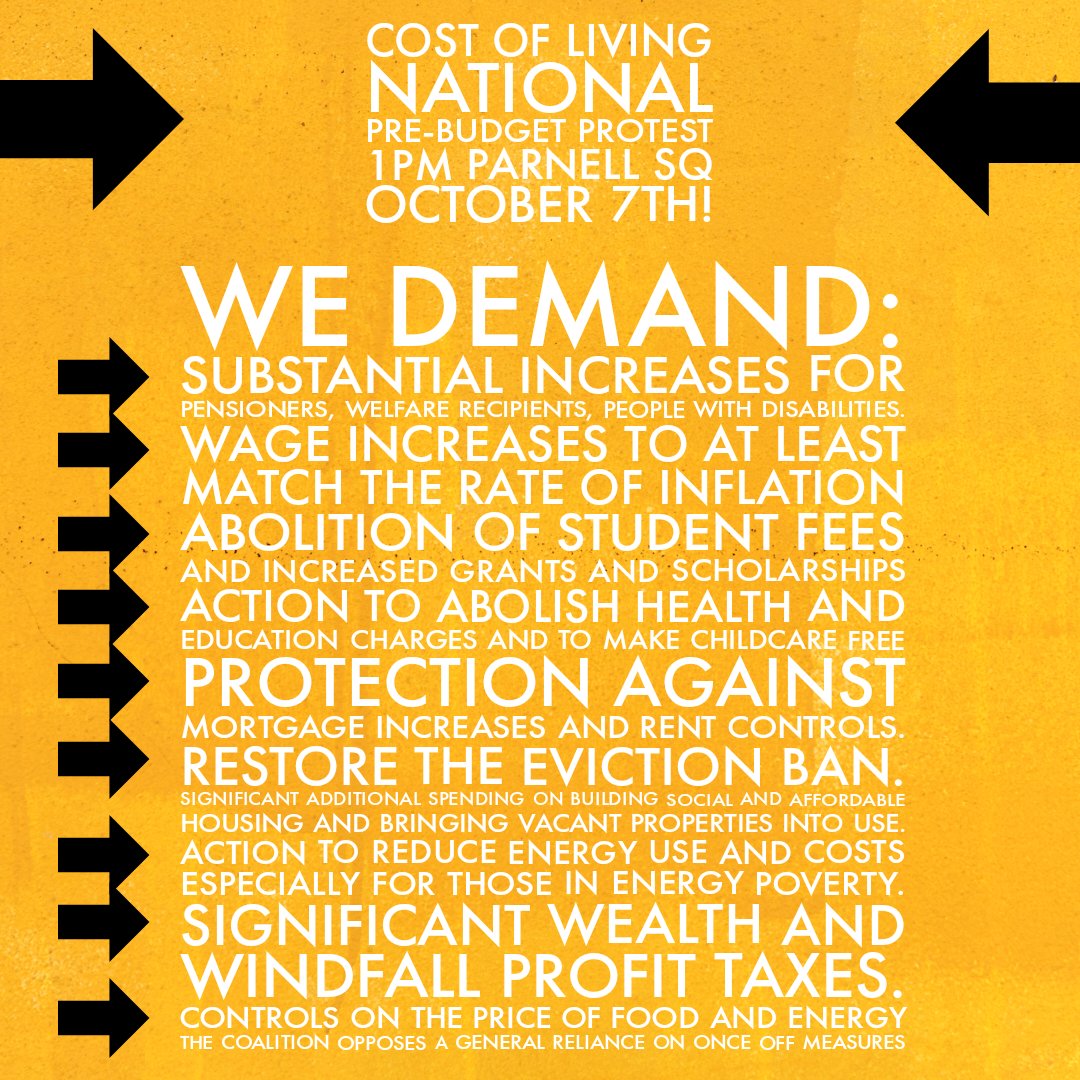 Feet on the street before the Budget!