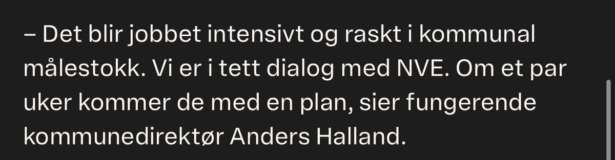 Dette er det ærligste svaret jeg noen gang har sett fra en kommunalt ansatt. Oversatt: «Vi jobber så hardt og fort vi kan, men husk at vi er ansatt i kommunen». Kred.