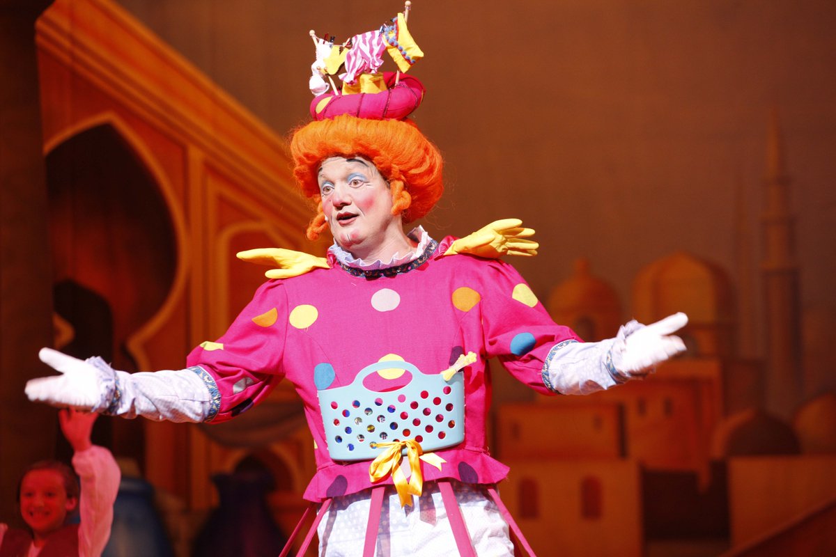 Happy 60th birthday to our fantastic pantomime Dame, <a href="/DickyGauntlett/">Richard Gauntlett</a>  🥳🎊
On this special day, we are encouraging you to remember your favourite Richard Gauntlett moments, from Dame to Buttons! Here are some of our highlights 😄
