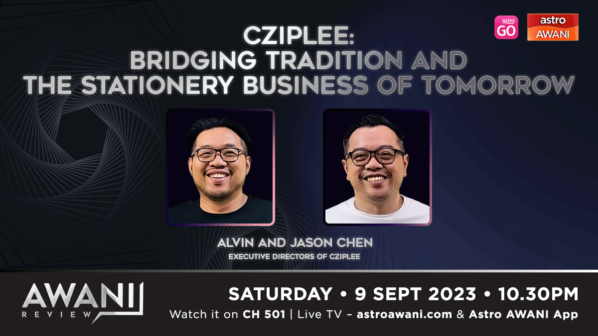 In a world where the allure of pen and paper seems to have faded, Alvin and Jason Chen are on a mission to breathe new life into CzipLee's time-honoured stationery business. @cynthiaAWANI talks to the brothers about the art of blending innovation with their family legacy.