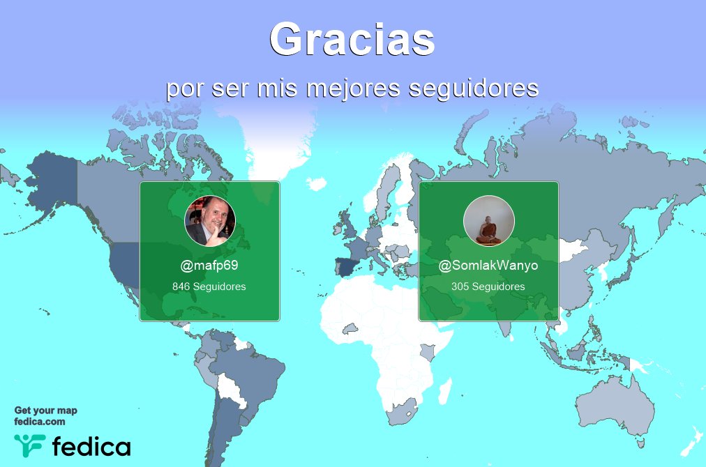 Un agradecimiento especial a mis mejores seguidores esta semana <a href="/mafp69/">Miguel A. Fernandez</a>, <a href="/SomlakWanyo/">Somlak Wanyo :HS4DOR</a>