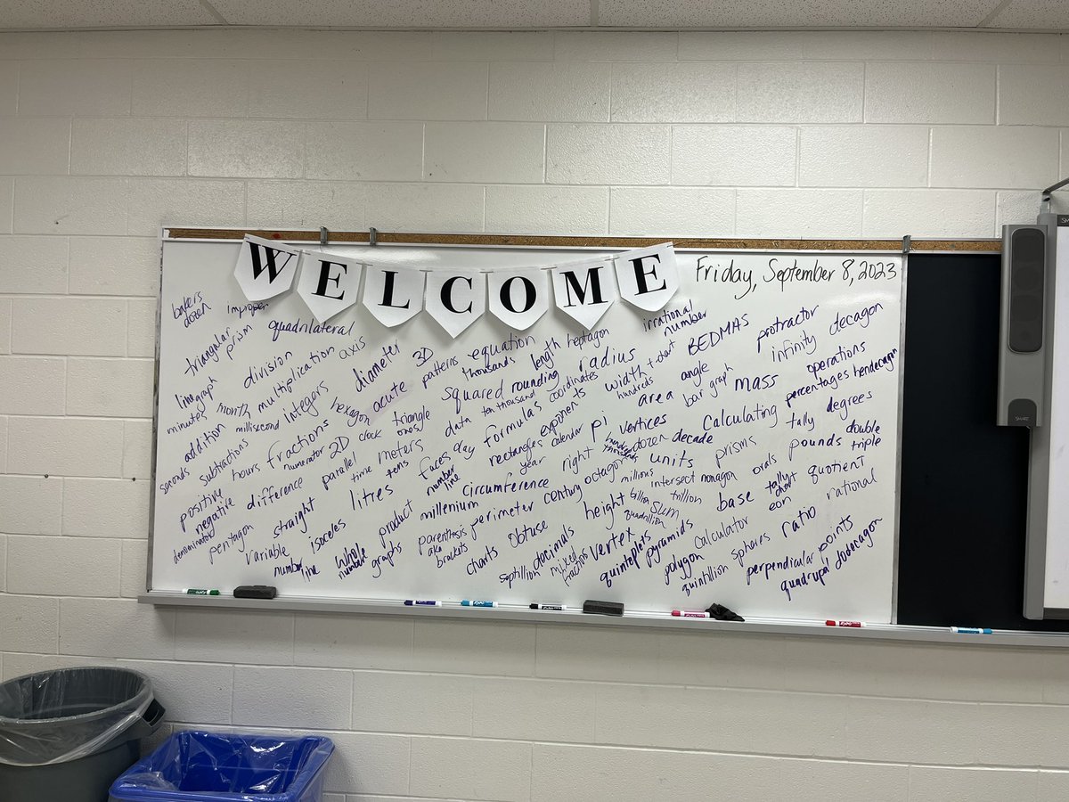 Some team building, cooperative learning, some convincing that they are amazing at Math and…fun! One week down Grade 7’s! 💪🏼