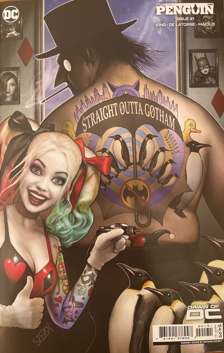 Hooked already on intriguing first issue of The Penguin by <a href="/TomKingTK/">Tom King</a> and <a href="/De_Latorre/">Rafael de Latorre</a> and my favourite cover of the year by  @Nszerdy    #onekillercomic