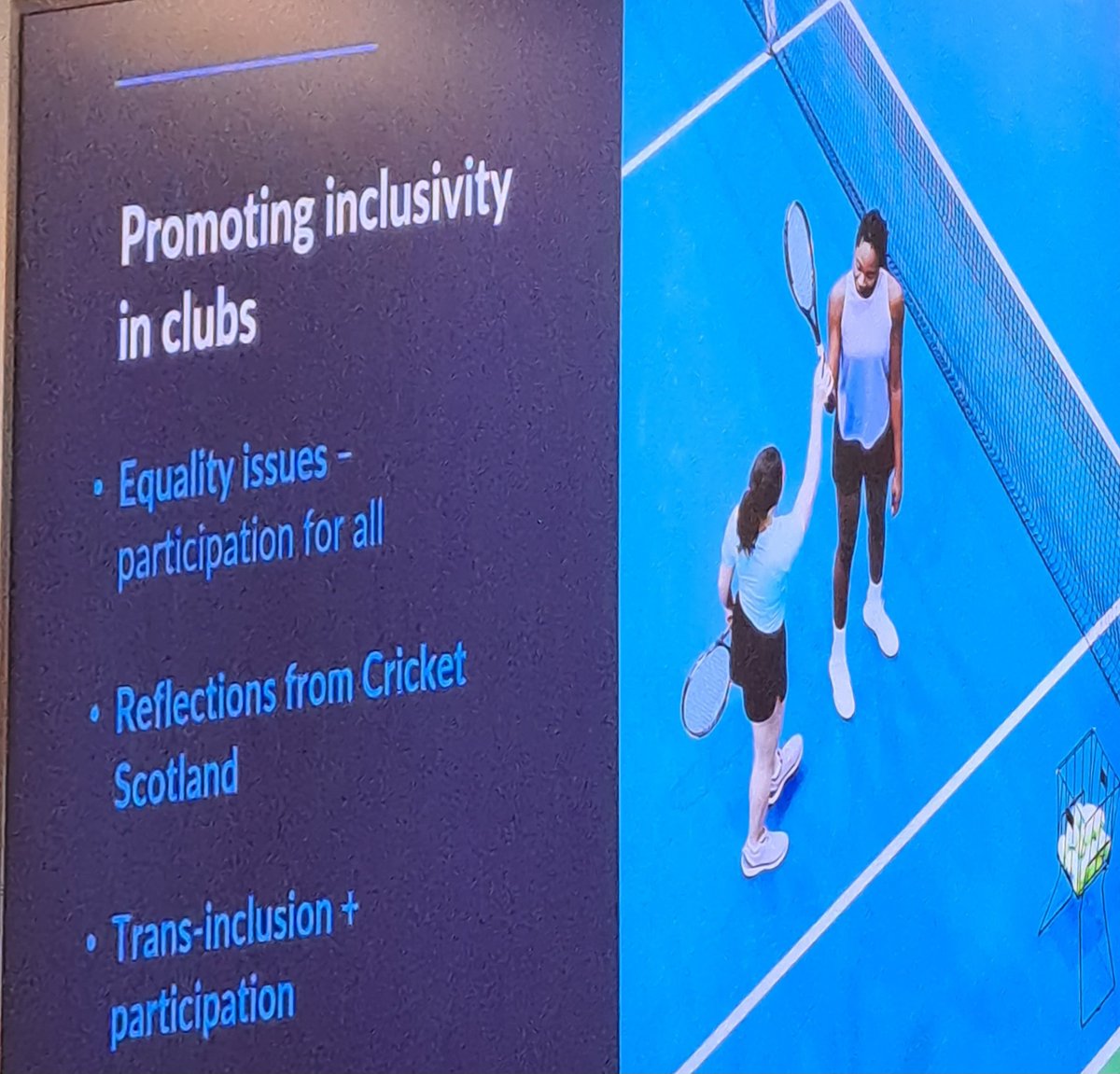 Headline Conference partners @HarperMacleod inform delegates on the importance of undertaking proactive, inclusive work in clubs. Discrimination must stop & sport should be available to all.

They have useful resources available on their Club Hub - so get in touch!

#ScotClubConf