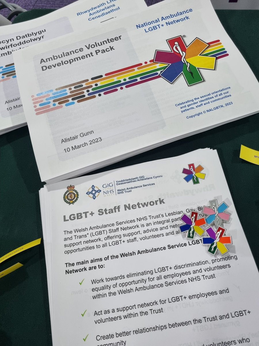 Welsh Ambulance LGBT (@wastlgbt) on Twitter photo Sharing the <a href="/NatAmbLGBTUK/">National Ambulance LGBT+ Network π³οΈβπ</a> Volunteer Development Pack at the <a href="/WelshAmbulance/">Welsh Ambulance</a> National Volunteer Conference today. Lots of information about how to be a more inclusive Volunteer and better support #LGBTQ patients Sharing the <a href="/NatAmbLGBTUK/">National Ambulance LGBT+ Network π³οΈβπ</a> Volunteer Development Pack at the <a href="/WelshAmbulance/">Welsh Ambulance</a> National Volunteer Conference today. Lots of information about how to be a more inclusive Volunteer and better support #LGBTQ patients
