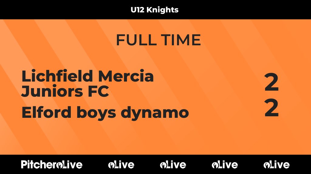 Merciajfc's tweet photo. FULL TIME: Lichfield Mercia Juniors FC 2 - 2 Elford boys dynamo
#LICELF #Pitchero
https://t.co/YwwzE6IjbT https://t.co/Fl5KkJI35H
