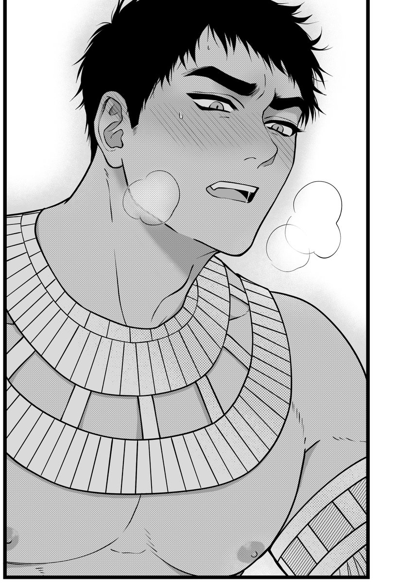 衝動的に描いてる漫画の一コマ…余裕のないホル🐥
※ネタバレあるので注意です！！！