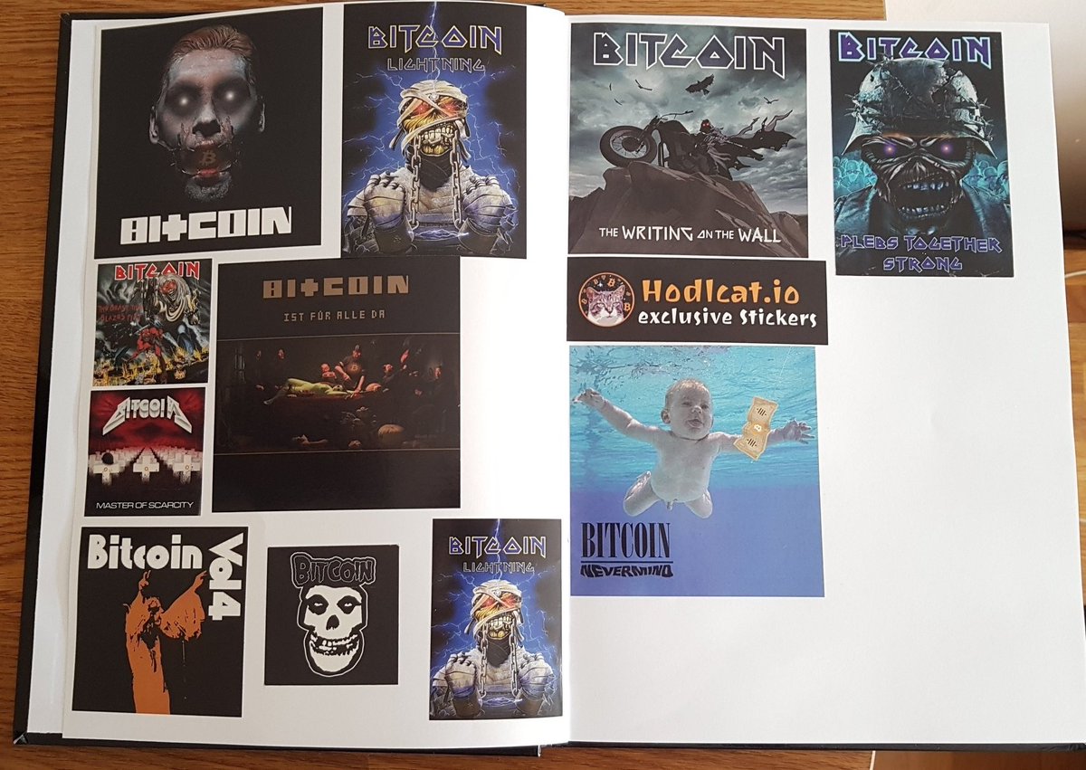 Hodlcat21's tweet image. #thebitcoinStickerbook grows stronger 🔥🧡🙌🏻