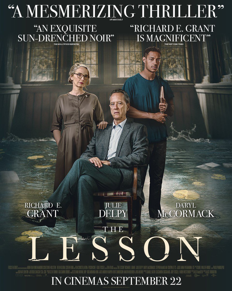 Heather Darwall-Smith (@heatherds_sleep) on Twitter photo Big shoutout to Cassandra Sigsgaard <a href="/JevaFilms/">Jeva Films</a> for producing #TheLesson, starring Richard E Grant & Julie Delpy. Coming to UK cinemas in 2 weeks via Focus/Universal. 🎬 With the Screen Actors Guild strike, promo is limited. Spread the word! 🎟️#SupportIndieFilm Big shoutout to Cassandra Sigsgaard <a href="/JevaFilms/">Jeva Films</a> for producing #TheLesson, starring Richard E Grant & Julie Delpy. Coming to UK cinemas in 2 weeks via Focus/Universal. 🎬 With the Screen Actors Guild strike, promo is limited. Spread the word! 🎟️#SupportIndieFilm