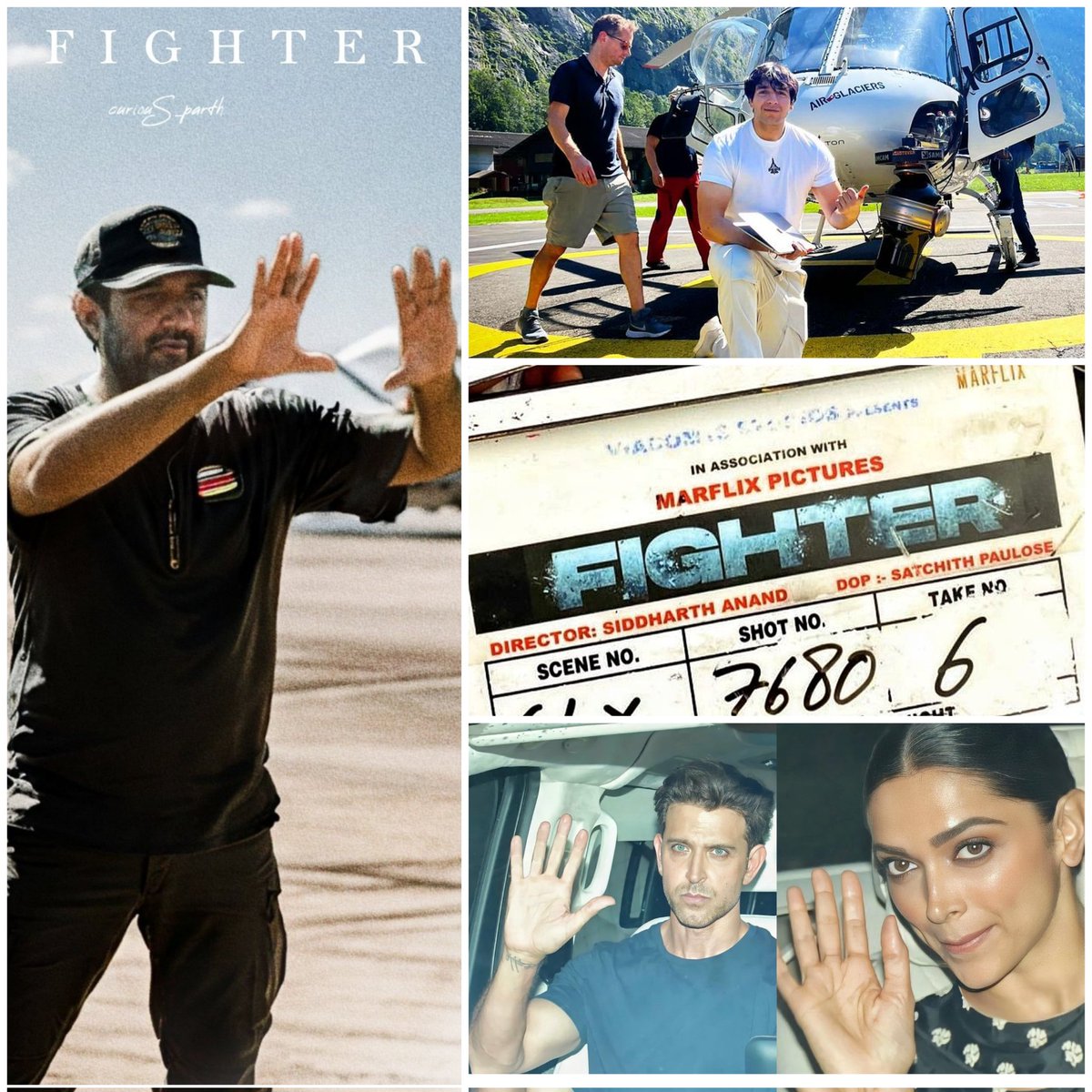 Exclusive
#HrithikRoshan and #DeepikaPadukone are shooting for a very big song of #Fighter in Switzerland, this shoot happening till next Sunday, #VishalShekhar is also present for giving Music
