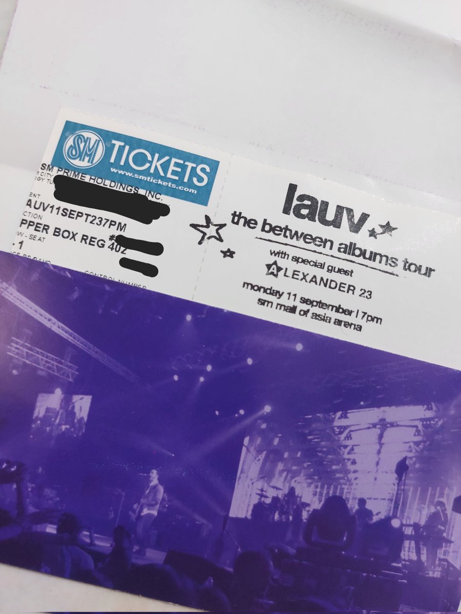 tinywenrene's tweet photo. WTS / LFB

LAUV: The Between Albums in Manila
UB Regular - 402 I-1
- 2100 PHP (2000 ticket price + 100 online fee)

RFS: conflict w/ work
– can meetup tomorrow at SM Grand or ship via sdd

DM or reply if interested! https://t.co/oeumkYcM1g