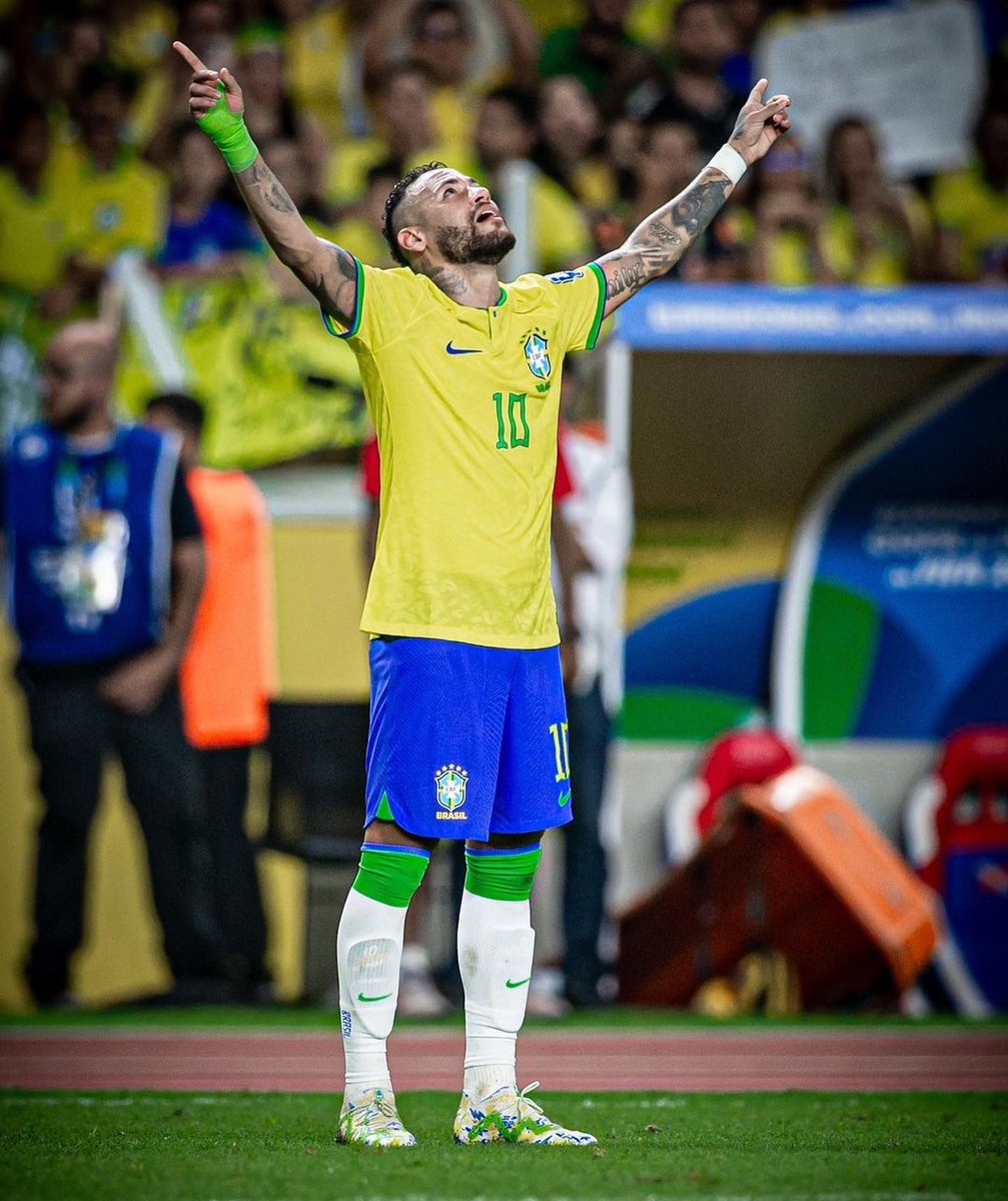 Congratulations brother! You did it. All time topscorer of Brazil 🇧🇷 Respect!!! You inspired me since the early days by the way you playing and approaching the game of football, 🪄 and now you’ve inspired me even more! Im sure the whole country of brazil will be proud of you,