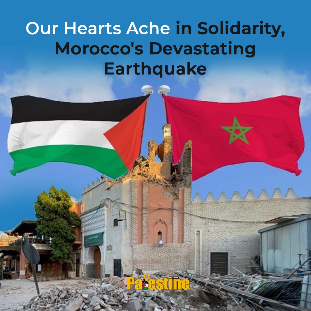 Thoughts and Prayers goes to people impacted by Earth quake in Marocco