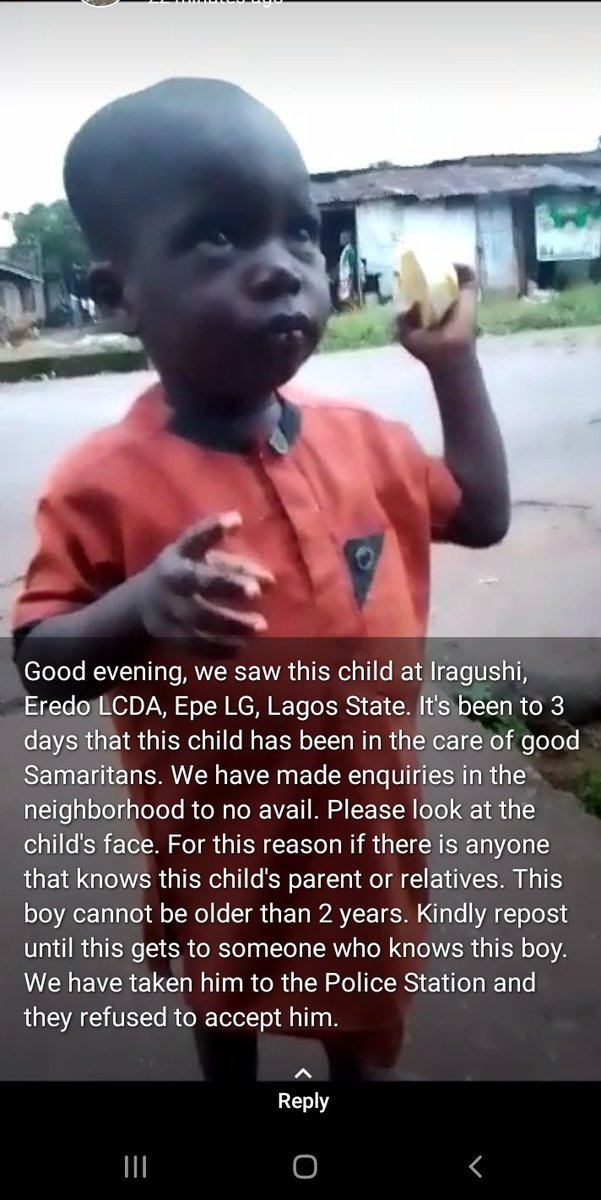 Please help retweet till this boy's relative is found 🤲🤲🤲🤲
@__Folarin__ @AbbyTemitope1 @Zanzee_zee @AjokeOnifaari @Phoenix4721 @King_Bhle @Duke_kanbai_