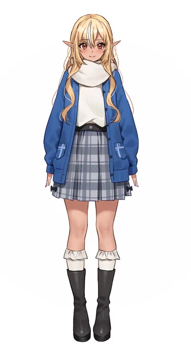 冬デートコーデ  #不知火フレア新衣装予想