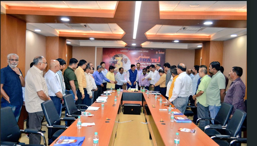 Lucknow Indane DO (@indanedo) on Twitter photo Celebrating the 3rd Anniversary of our premium and differentiated product #XTRATEJ by cake cutting ceremony with our esteem channel partners. <a href="/IndianOilcl/">Indian Oil Corp Ltd</a> <a href="/ChairmanIOCL/">ChairmanIOC</a> <a href="/DirMktg_iocl/">Director (Marketing), IndianOil</a> <a href="/EDLPGIOCL/">Sailendra K</a> <a href="/SanjeevKapoor/">Sanjeev Kapoor</a> Celebrating the 3rd Anniversary of our premium and differentiated product #XTRATEJ by cake cutting ceremony with our esteem channel partners. <a href="/IndianOilcl/">Indian Oil Corp Ltd</a> <a href="/ChairmanIOCL/">ChairmanIOC</a> <a href="/DirMktg_iocl/">Director (Marketing), IndianOil</a> <a href="/EDLPGIOCL/">Sailendra K</a> <a href="/SanjeevKapoor/">Sanjeev Kapoor</a>