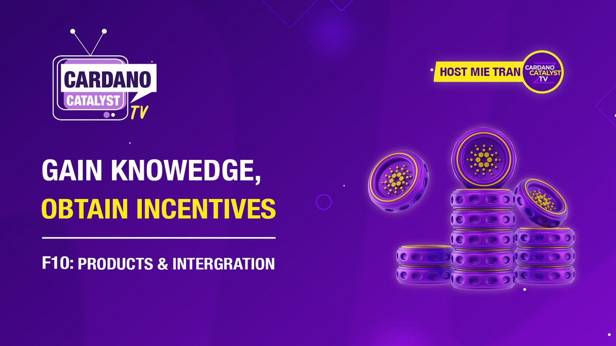 🥳 Meet the Proposer of "Gain knowledge, Obtain incentives" and see how they utilize their proposal to contribute to the Cardano Ecoplatform.

🍀Ideascale link: cardano.ideascale.com/c/idea/104112

🚀Catalyst Youtube link: youtube.com/watch?v=LqB30t…