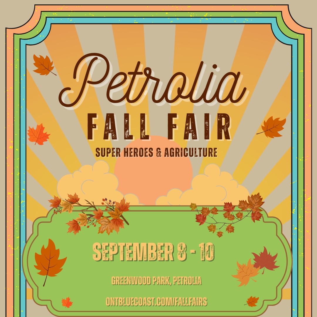 Don't miss the fun of the Petrolia Fair this weekend. The first of Sarnia-Lambton's fall fair schedule, Petrolia Fall Fair is bringing Super Heroes and &amp; Agrictulture together for a family fun experience. Learn more about the Sarnia-Lambton Fall Fairs at ontbluecoast.com/fallfairs