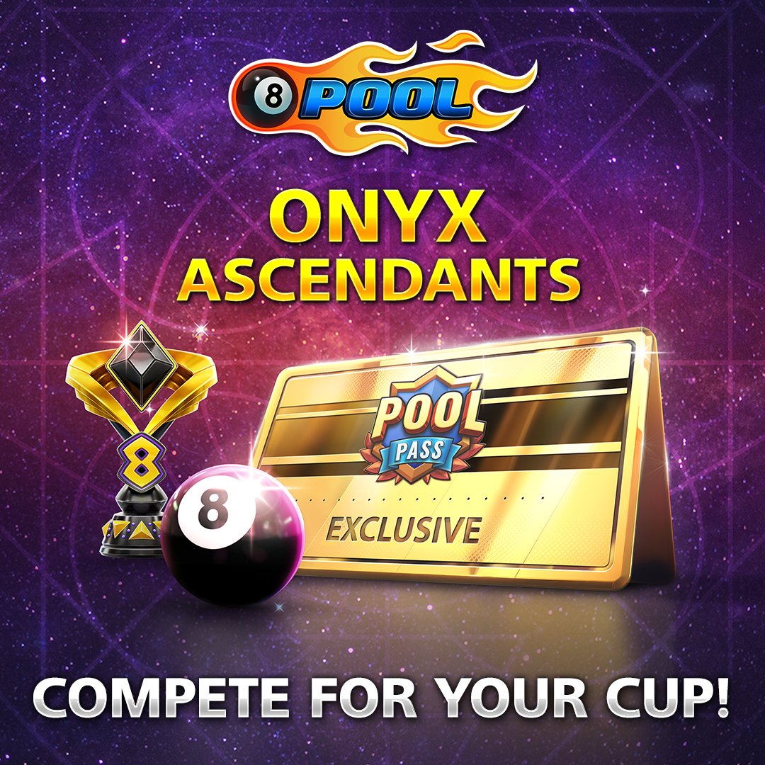 8ballpool's tweet image. Join the #OnyxAscendants #Showdown today, with 700 BONUS #PoolPoints for every Showdown match win! ✨ 🏆

ℹ️ Play Showdown matches to climb the Showdown Leaderboard!

ℹ️ Earn 30 Points for every COMPLETED match, or 100 Points for every WIN!

#8BallPool