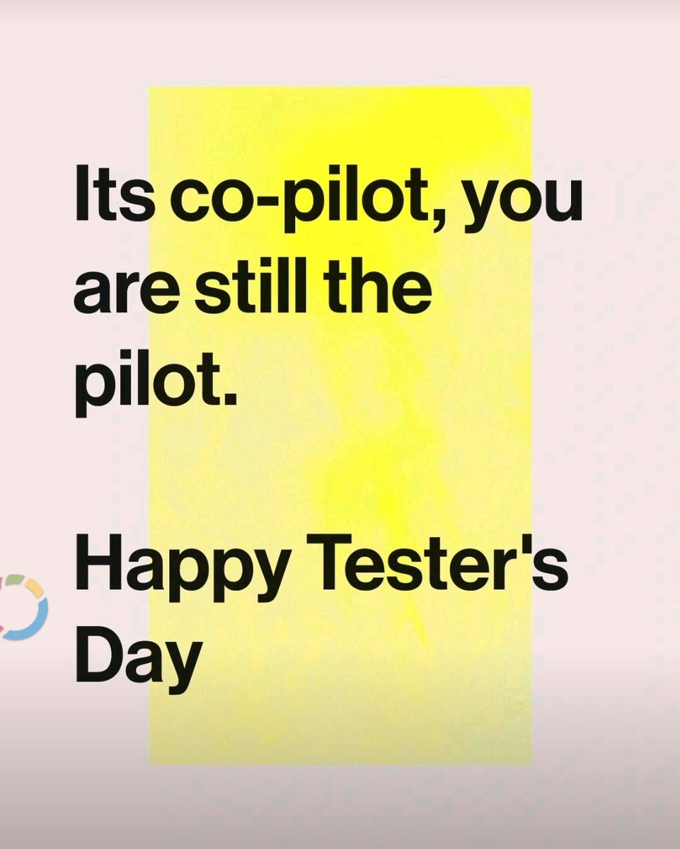gauravkhuraana's tweet image. Tools will come and go. Use them to support your testing. They all are assistant as even claimed on their sites. 
So forget about replacement, learn them and use them ro make the best use.
#happyTesting #softwareTesting #happyTestersDay