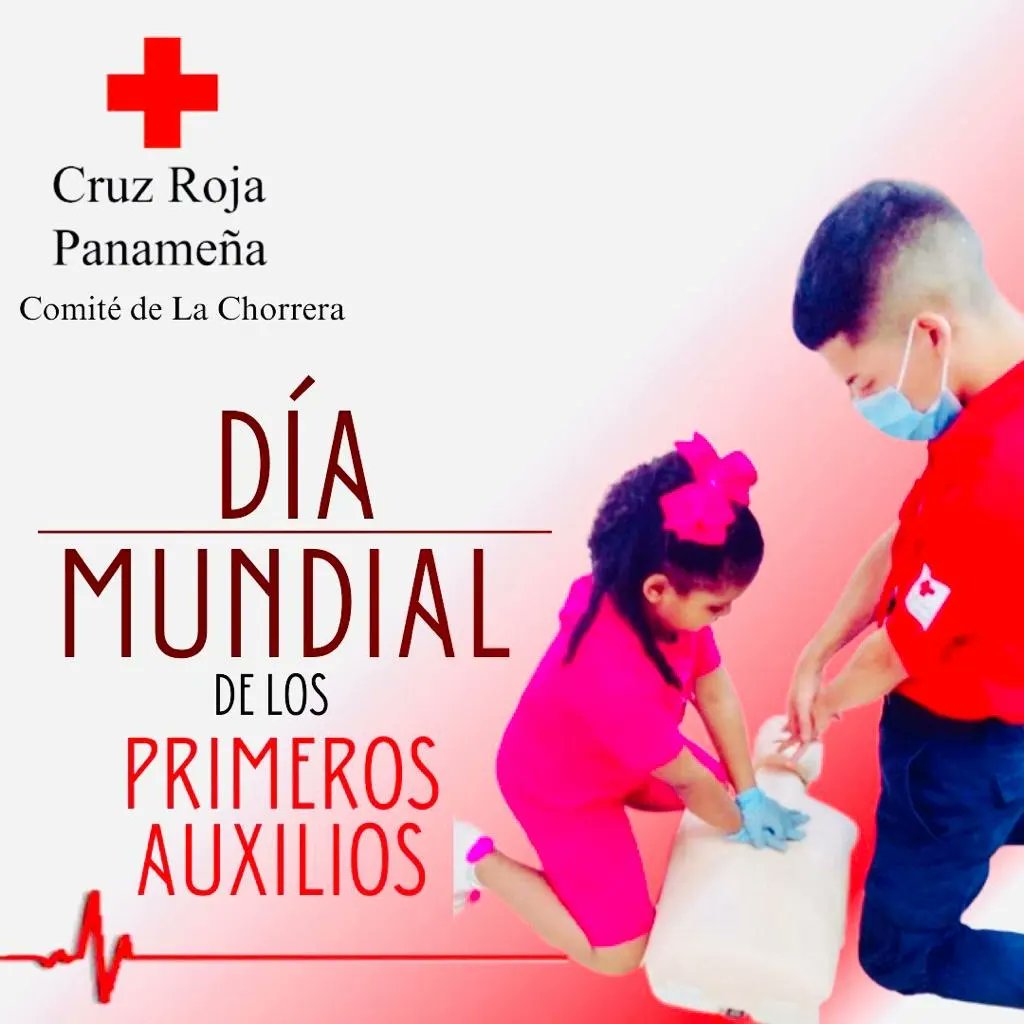 CRPLaChorrera's tweet photo. Hoy, 9 de septiembre, celebramos el Día Mundial de los Primeros Auxilios, donde resaltamos  la importancia de esta formación para salvar vidas. Es importante aprenderlo ya que puede ser necesario en cualquier momento. #salvandovidas https://t.co/nvZFdChyPz