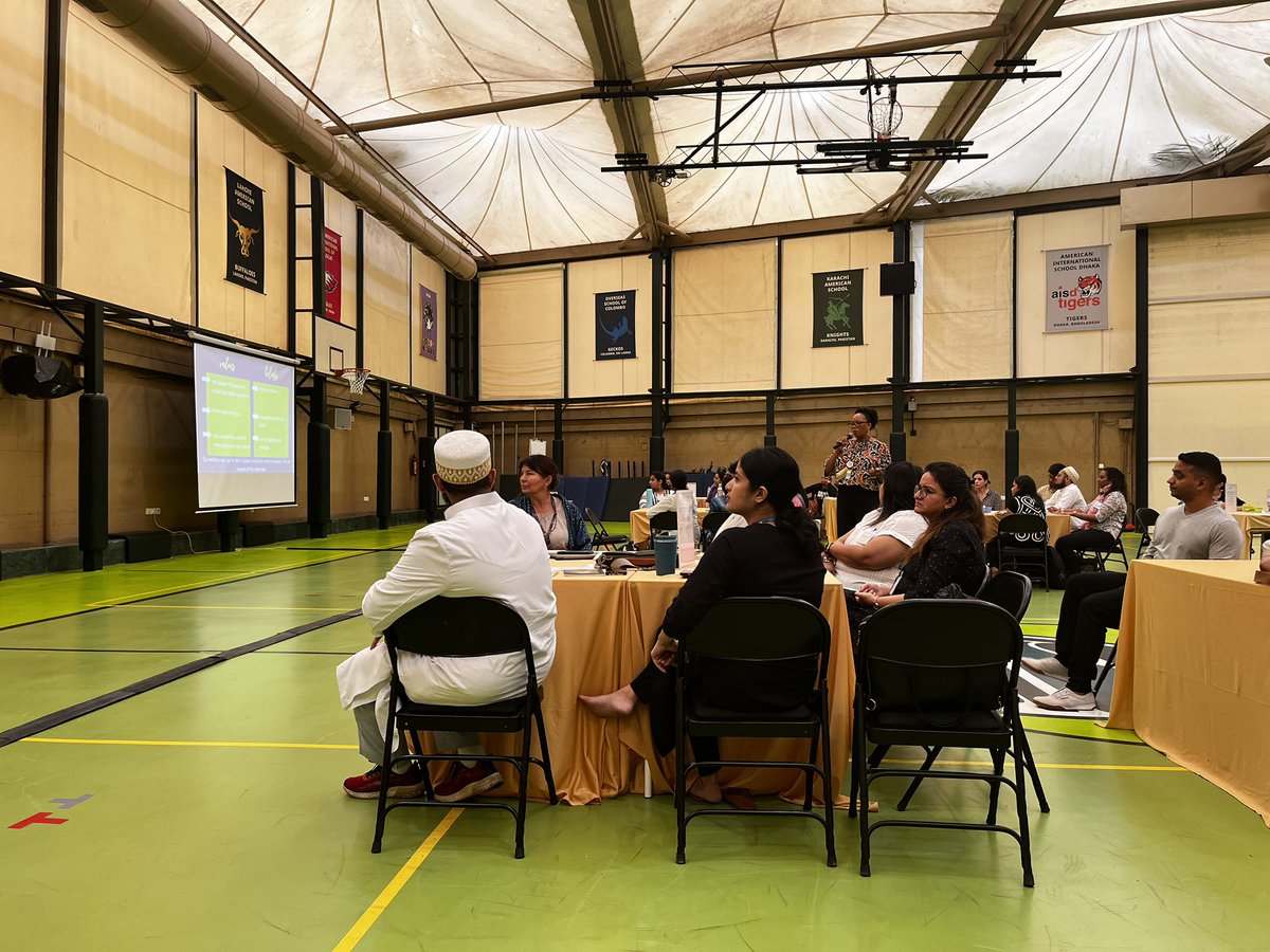 Great start to this year’s ATA sessions with <a href="/dnice804/">Danielle S.</a> leading the way. Looking forward to learning and growing with all these wonderful educators. <a href="/ASBIndia/">The American School of Bombay</a>