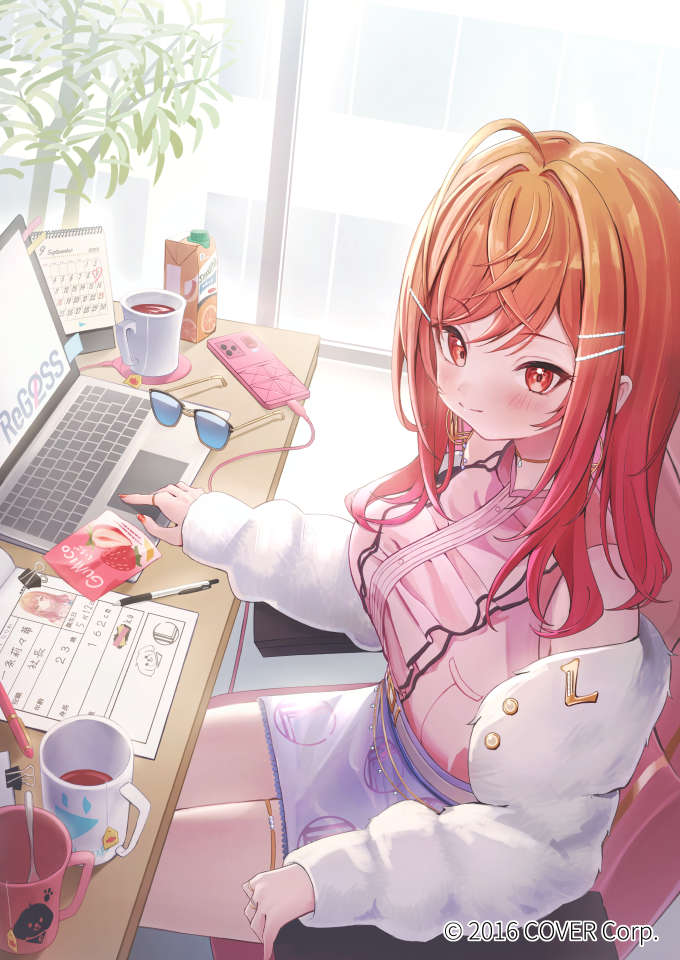 本日デビュー配信された一条莉々華(@ ichijouririka)さんの配信用お