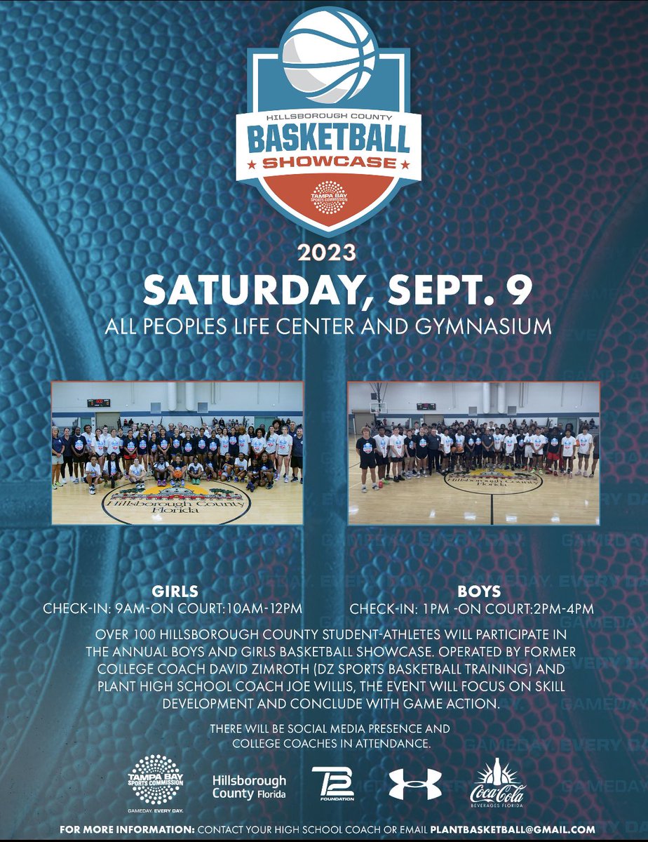 TBBCoaches's tweet photo. The day is here! 

Girls
9:00-9:45 am Check-In/Welcome
10:00-10:45 am Skill Development and Drills
10:35-12:00pm Games

Boys
1:00-1:45 pm Check-In/Welcome
2:00-2:45 pm Skill Development and Drills
2:35-4:00 pm Games https://t.co/GOlSMDQJ5e
