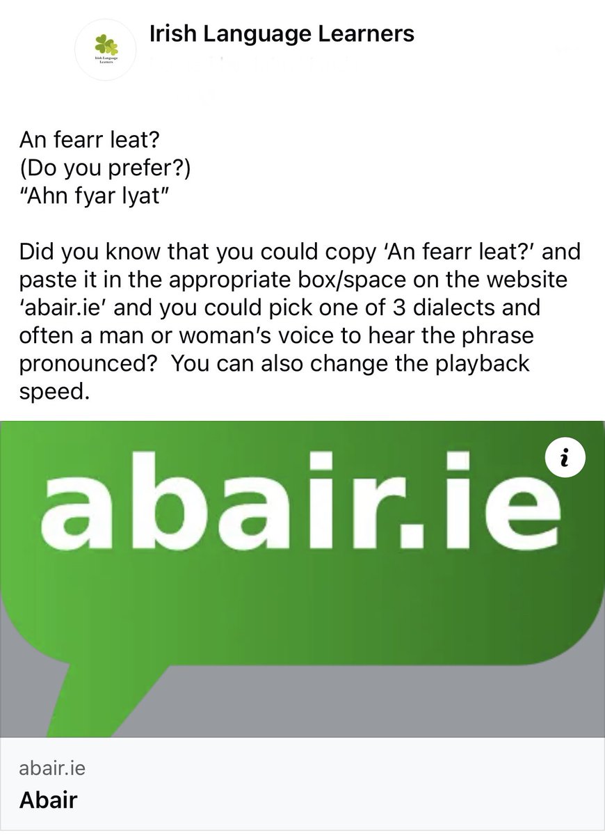 Irish Language Learners (@irish_learner) on Twitter photo 