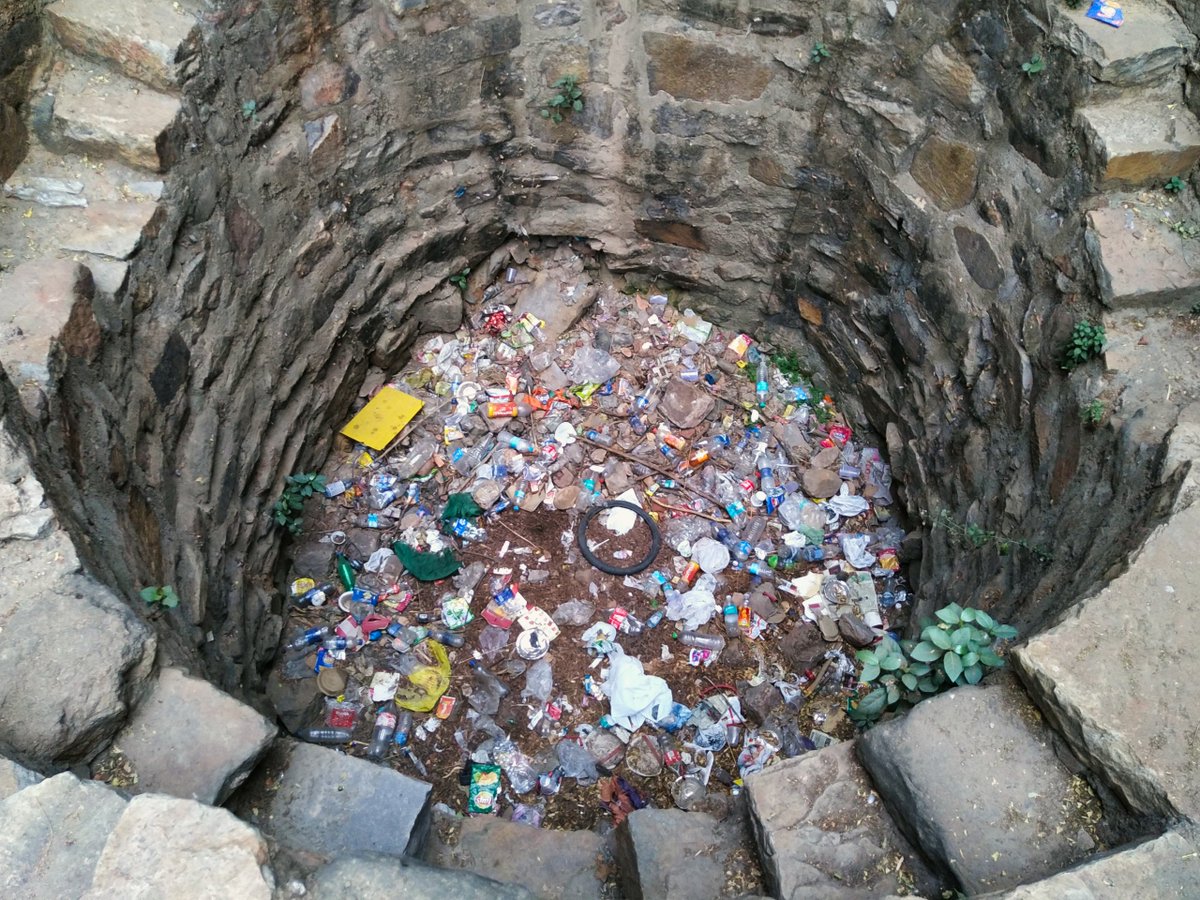 The Baoli at Wazirpur ka Gumbad Delhi was once neglected and became a garbage dump. The structure is similar to other baolis build before Islamic invasion and was source of water for many villages.

Govt of India seeks to rejuvenate this ancient site under Mission Amritsarovar.