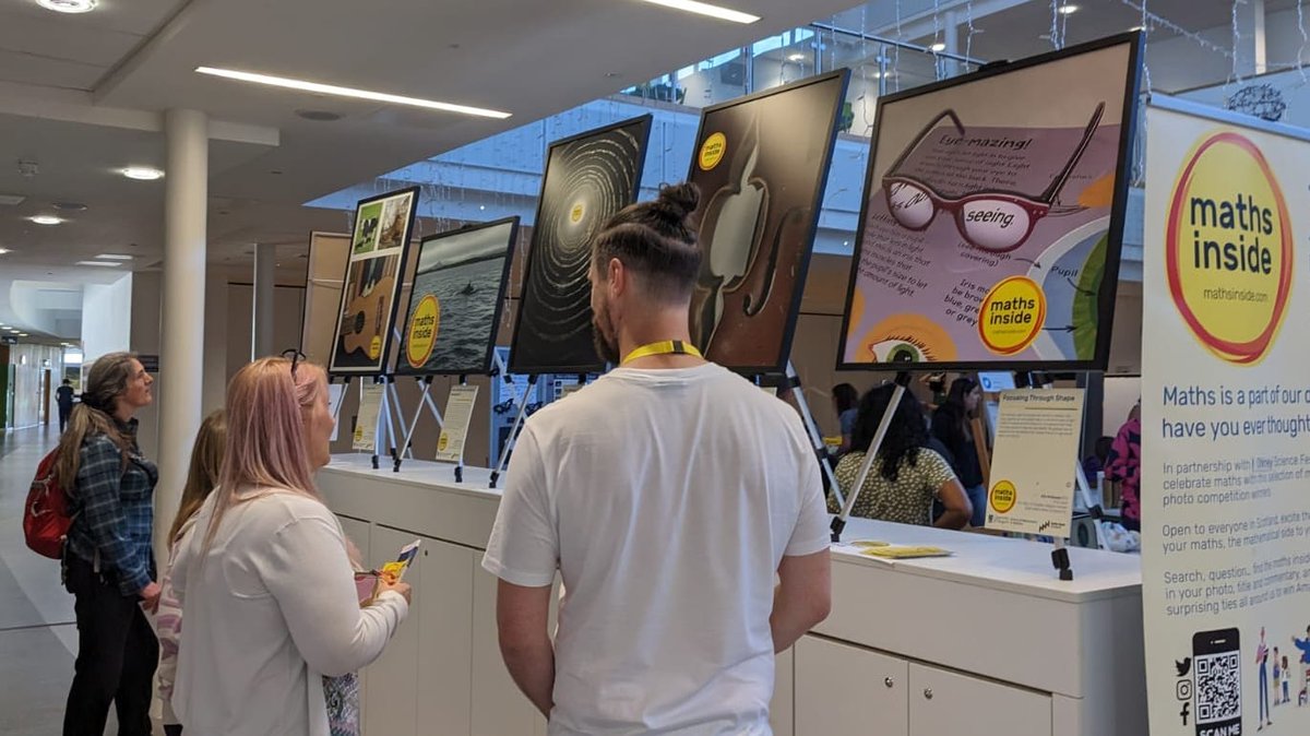 mathsinside's tweet photo. Such a buzz @OrkSciFest 🤓🧪🔭🔬 We are enjoying so much talking with families about the beauty of #maths and how #maths is part of our daily lives! Can't wait to receive your entries 📸
#mathsinsideAndOot
#mathsinsideShapes
#mathsinsideMotion
#curious https://t.co/D0SomAFc9O