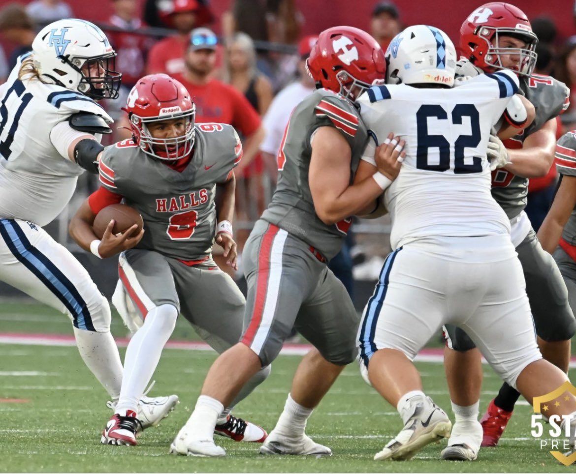 Doing what I love and protecting my quarterback.