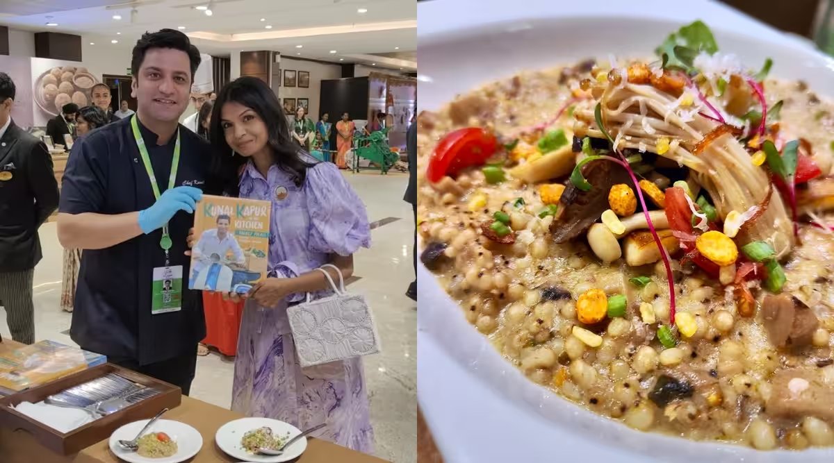 Celebrity chef #KunalKapur “feeling incredibly honoured” as he cooks for First Ladies. chef Kunal  expressed his happiness as he got an opportunity to serve the First Ladies of the UK, Japan, and Turkey at the #G20SummitDelhi. He shared pictures with them on his Instagram. #G20