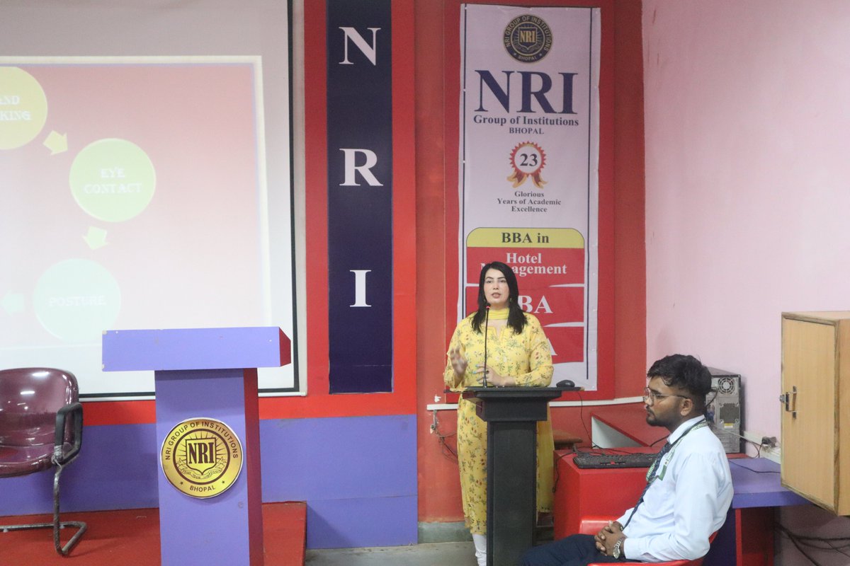 NRIGroupIndia's tweet image. A workshop was conducted on &quot; How to dress up for an interview&quot; for final year students of NRI group of Institutes. 
#TrainingAndPlacement #Placements #Placement #Excellence #Education #College #Bhopal #NRIGroupIndia