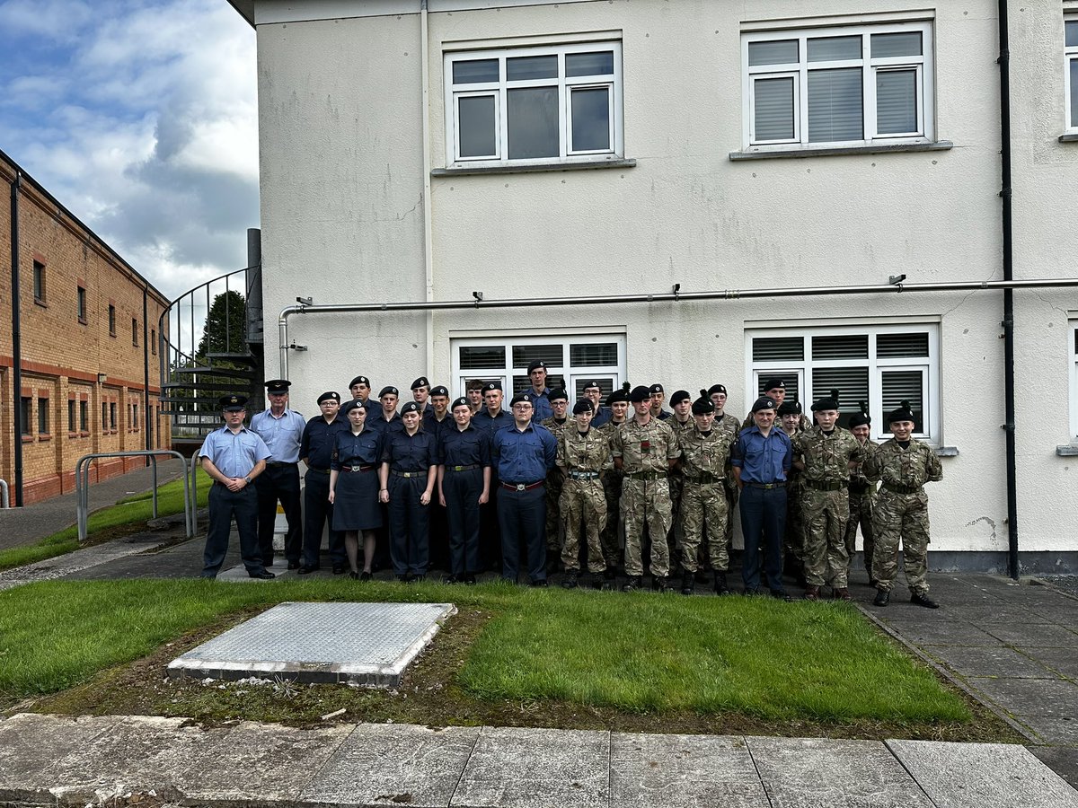 @NIWingAirCadets & @1_NI_ACF are working with our friends from CyberFirst today @RoyalAirForceNI to complete the initial part of their Cyber Adventures course, part of core syllabus! @RFCANI @NCSC @RAFACAstra