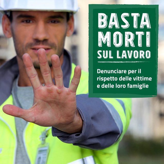 #mortisullavoro Un lavoratore Anas di 35 anni è stato investito a Lamezia Terme, mentre un anziano agricoltore di 75 anni ha perso la vita sotto il trattore in provincia di Varese. Continuo a denunciare per rispetto delle vittime e delle loro famiglie.