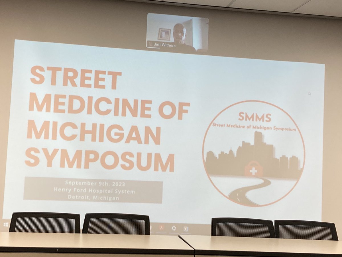 The Street Medicine Symposium of Michigan is getting ready to start with an opening by Dr. Jim Withers. I’m honored to be one of the plenary speakers this morning. Street Medicine saves lives!