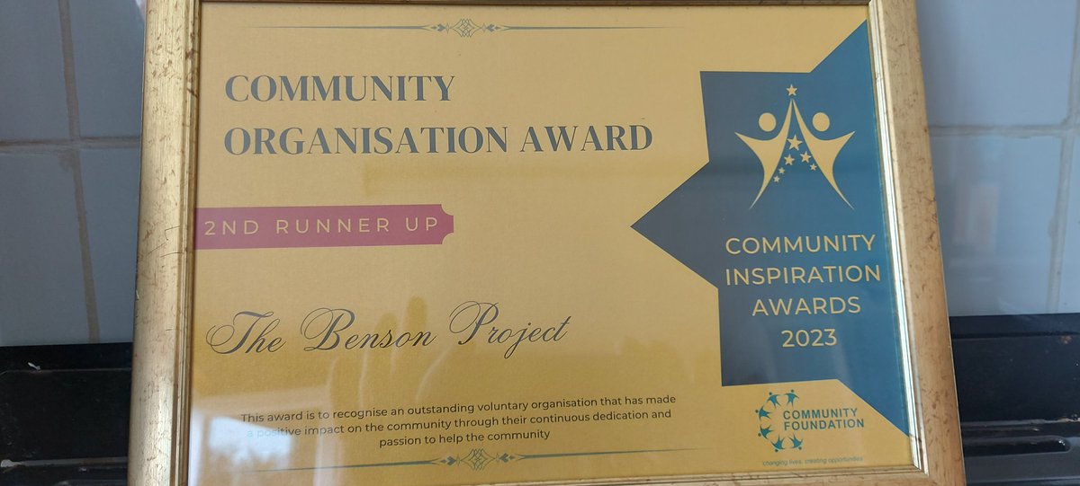 BensonCommunity's tweet photo. We would like to thank the community for nominating also for the communities continuous support  with over 500 attendances a week simply awesome ... #Smethwickrocks https://t.co/t2wMkiemVn