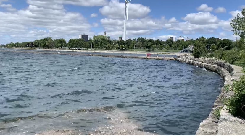 How much untreated combined sewage does City of Toronto release annually into Humber Bay &amp; Lake Ontario from 3 old pipes near Ontario Place? Latest surveys says:
