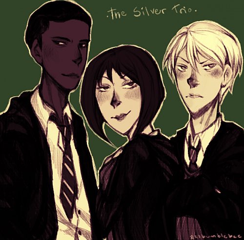 MrZabini's tweet photo. Just dropping some #SilverTrio love https://t.co/flnWiqjDC7