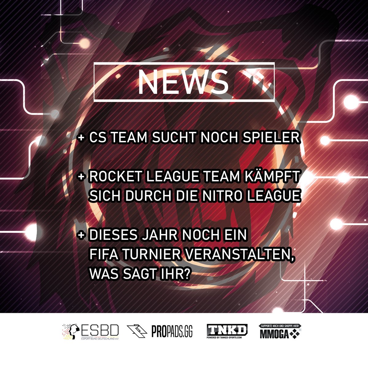 News: Allgemein

#csgo #cs2 #rocketleague #esport #tsvhamelspringe #tsvh #hamelspringe #esbd #propadsgg #tnkd #mmoga