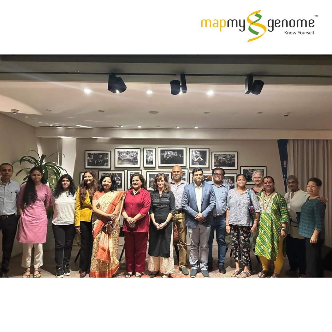 A conversation with our CEO Anu Acharya on Mapping the future of DNA Testing at The Quorum, Mumbai.
.
.
#personalgenetics #nutrition #HarGharDNA #curiosityisinmydna #mapmygenome #knowyourself #preventivegenomics #genes #guthealth