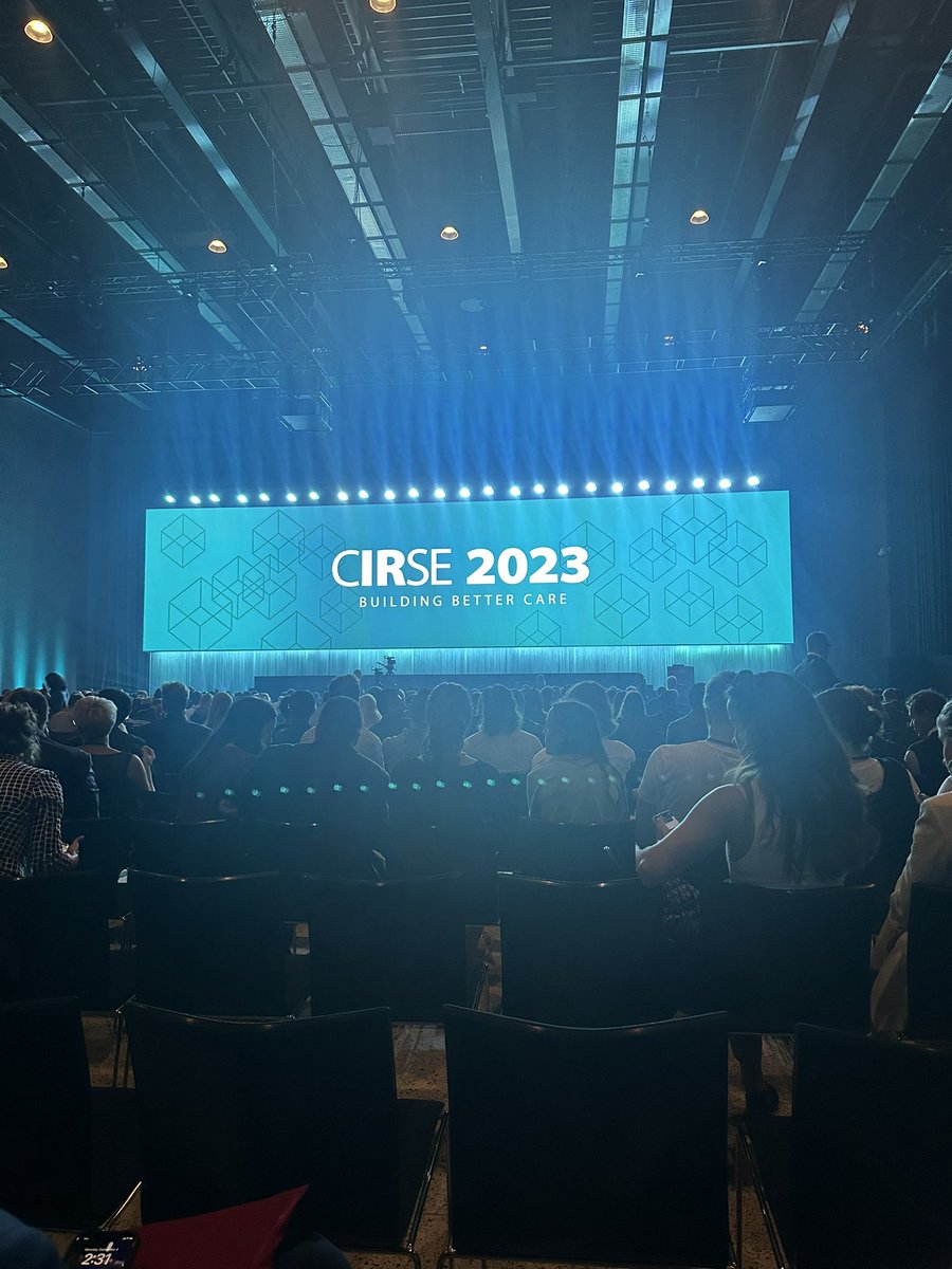 pdoshi10's tweet photo. @SIRspecialists is attending the Opening Ceremony at #CIRSE2023 https://t.co/aUrA5fZS64