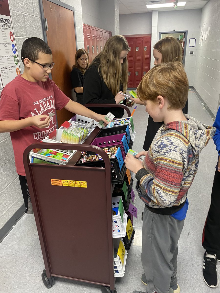 Our first school wide Dragon Dollar sale! Thanks so much to <a href="/jatpotter3/">Julie Potter</a> for all the time and resources you put into this. The kids were loving it! <a href="/DMSDragons/">DicksonMiddleSchool</a>