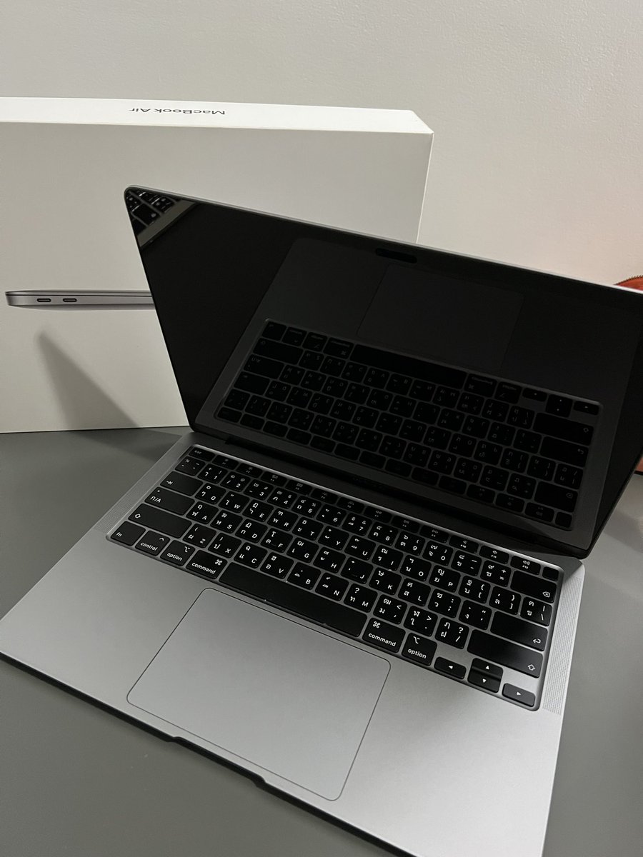 Ruksikaget's tweet photo. 💖ขาย MacBook Air (Retina, 13 นิ้ว 2020)  RAM 8 GB SSD 256 GB สี Space Gray มีตำหนิรอยบุบเล็กๆตามรูปนะคะ ราคา16,500ค่ะ

#ส่งต่อmacbook #macbookair #ส่งต่อแมคบุ๊ค #ส่งต่อคอมพิวเตอร์ #ส่งต่อโน๊ตบุ๊ค #ส่งต่อmacbook2020 #ส่งต่อmac #ส่งต่อmacมือสอง #คอมมือสอง #airpods #ส่งต่อ https://t.co/tbPQ9ILiDQ