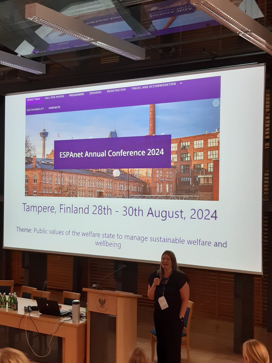 See you in Tampere next year! #ESPAnet2023 #ESPAnet2024 (am I the first one to use that hashtag?)