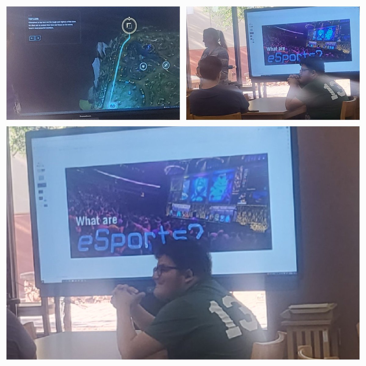 Our first esports meeting at the nest. Students were so excited! <a href="/NJacquez4/">N. Jacquez /San Elizario High School Library</a> &amp; Mr. Quinonez did a great job explaining the program! Next week, form your team &amp; select your avatar. 

GameON🎮👏🙌
#sehsthebest