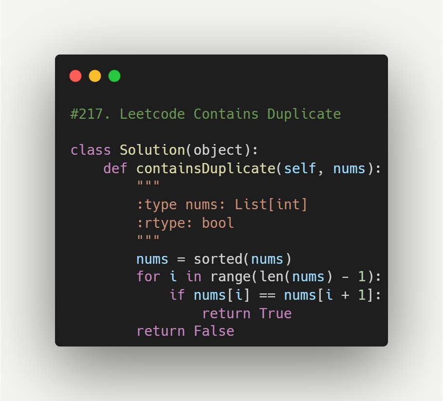 _JosiahAdesola's tweet image. Hi there!
Day 1

I&apos;ll be doing a #50daysofLeetcode and posting here to ensure consistency and grasp important concepts of #DSA with #Python.

The goal is to solve one Leetcode problem per day, starting from the easy ones.

Hopefully, I make videos some days and explain my code.